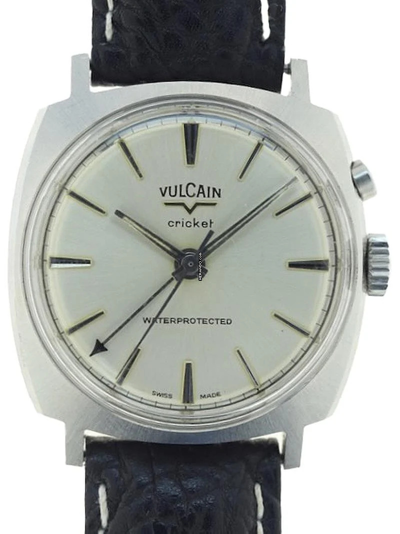  Vulcain Cricket Gents Alarm wristwatch Cricket waterprotected  