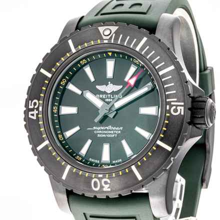  Breitling Superocean 48 – Black Green Titanium – V17369241L1S2 – like NEW – 2020 Full Set 
