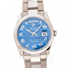 Thumbnail von Rolex Day-Date 36 White Gold – Blue Dial – 118239 – like NEW – 2006 Full Set