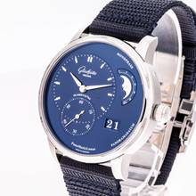 Thumbnail von Glashütte Original PanoMaticLunar 40 Blue 1-90-02-46-32-35 NEW 2024 Full Set