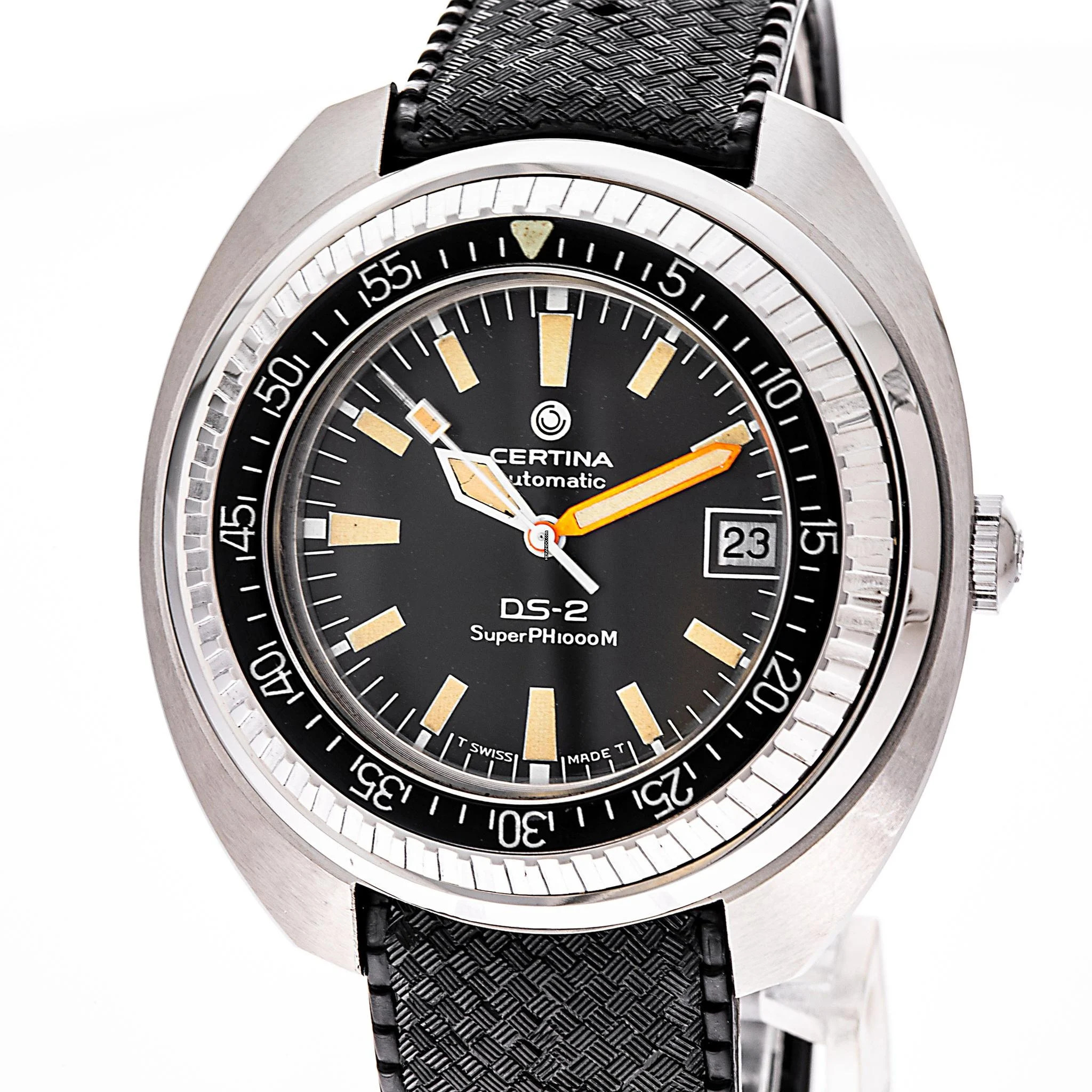  Certina DS-2 Super Ph1000m Vintage Tritium AWESOME Condition 