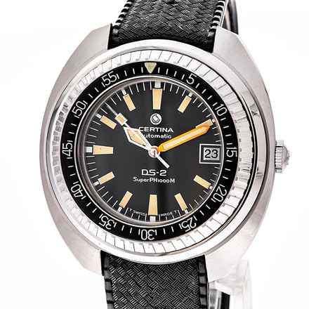  Certina DS-2 Super Ph1000m Vintage Tritium AWESOME Condition 