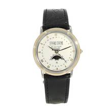 Thumbnail von Blancpain Villeret Moonphase Armbanduhr Villeret Moonphase Automatik aus Stahl / 750 Gelbgold </h1>