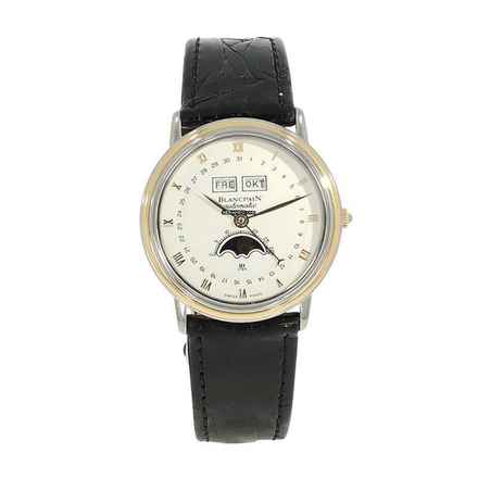  Blancpain Villeret Moonphase Armbanduhr Villeret Moonphase Automatik aus Stahl / 750 Gelbgold </h1> 