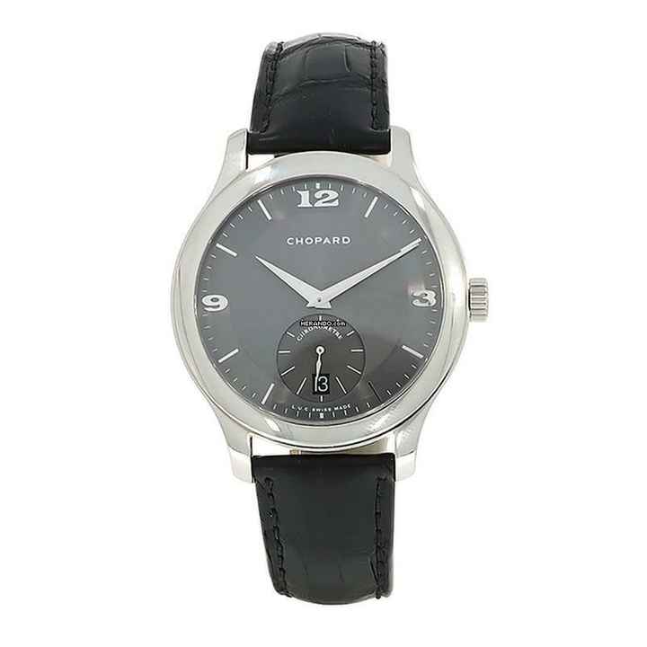  Chopard L.U.C Herrenarmbanduhr L.U.C Mark III Automatik aus Stahl Set mit Geldbörse und Kugelschreiber 