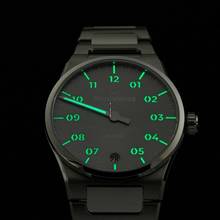 Thumbnail von Meistersinger Herrenuhr Kaenos Automatik - Sonnenschliff Petrol