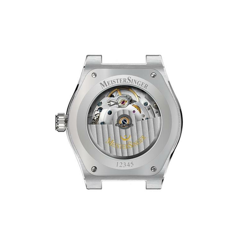 Thumbnail von Meistersinger Herrenuhr Kaenos Automatik - Sonnenschliff Petrol