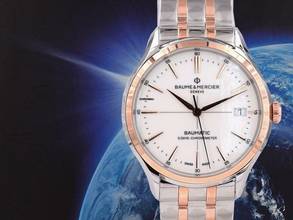 Thumbnail von Baume & Mercier Clifton M0a10458 Clifton Chronometer Cosc Watch. Full Set 2024 Ita