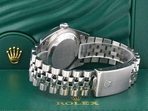 Thumbnail von Rolex Datejust 36 16234 Silver Roman Dial - Full Set 36mm </h1>