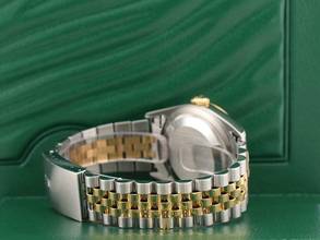 Thumbnail von Rolex Datejust 36 16233 Gold Dial With Big Diamonds - Full Set