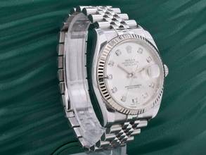 Thumbnail von Rolex Datejust 36 116234 Silver Dial With Big Diamonds - Full Set 36mm </h1>