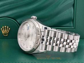 Thumbnail von Rolex Datejust 36 116234 Silver Dial With Big Diamonds - Full Set 36mm </h1>