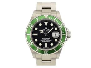 Thumbnail von Rolex Submariner Date 16610lv Kermit No Rrr - Card 2007