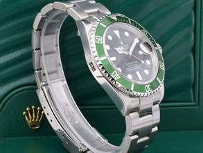 Thumbnail von Rolex Submariner Date 16610lv - New/nos Full Stickers Lc 170
