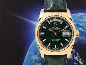 Thumbnail von Rolex Day-Date 36 118138 Green Dial 36mm - Like New 2015