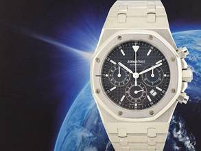 Thumbnail von Audemars Piguet Royal Oak Chronograph 39mm Chronograph Blue Dial Full Set