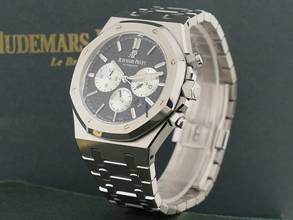 Thumbnail von Audemars Piguet Royal Oak Chronograph 41mm Black Dial 26331st Like New Full Set