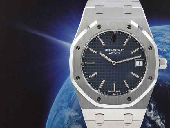  Audemars Piguet Royal Oak Jumbo 15202st Blue Like New 