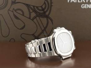 Thumbnail von Patek Philippe Nautilus 3800 Diamonds Dial Like New - Service Patek