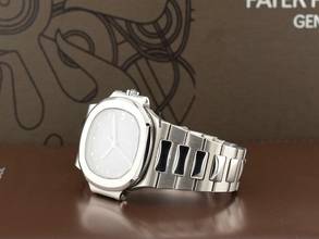 Thumbnail von Patek Philippe Nautilus 3800 Diamonds Dial Like New - Service Patek