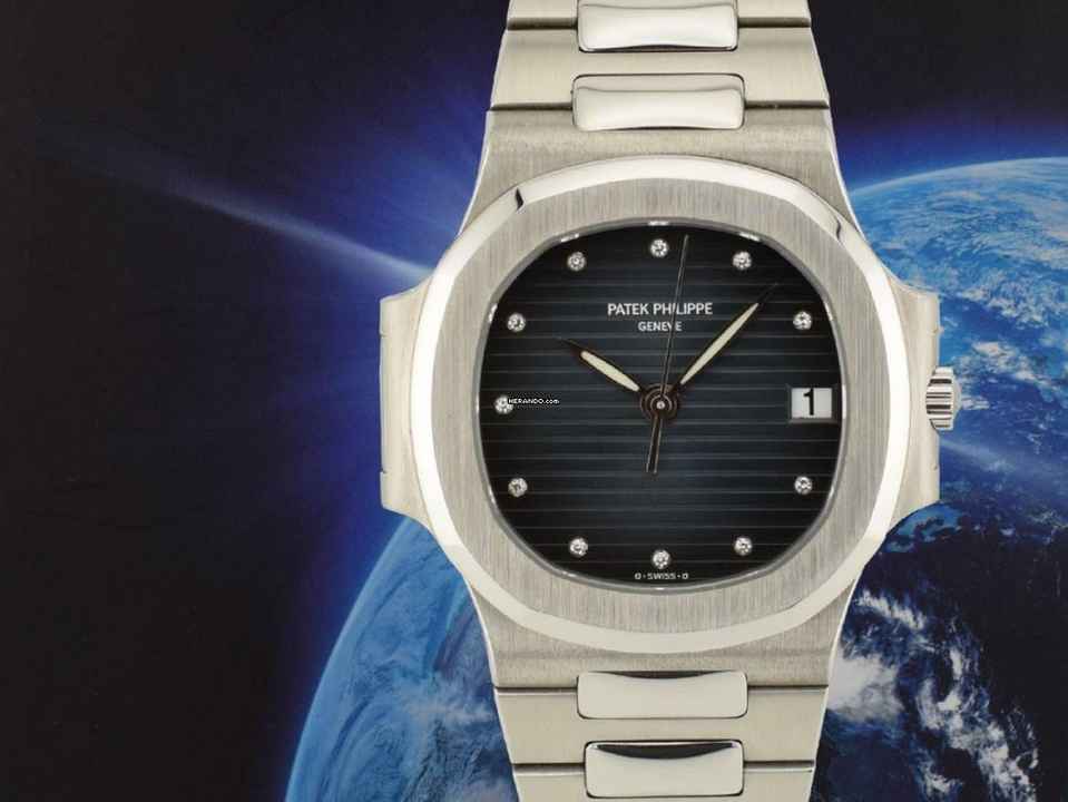  Patek Philippe Nautilus 3800 Diamonds Dial Like New - Service Patek 