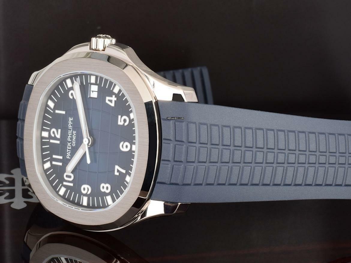 Thumbnail von Patek Philippe Aquanaut 5168g Blue & White Gold - New Ita 2023 </h1>