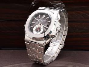 Thumbnail von Patek Philippe Nautilus 5980/1a Rare Black Dial - 2010