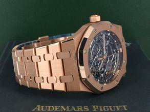 Thumbnail von Audemars Piguet Royal Oak Selfwinding 15305or Openworked Skeleton - New Stickers 2013