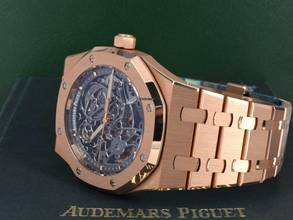 Thumbnail von Audemars Piguet Royal Oak Selfwinding 15305or Openworked Skeleton - New Stickers 2013