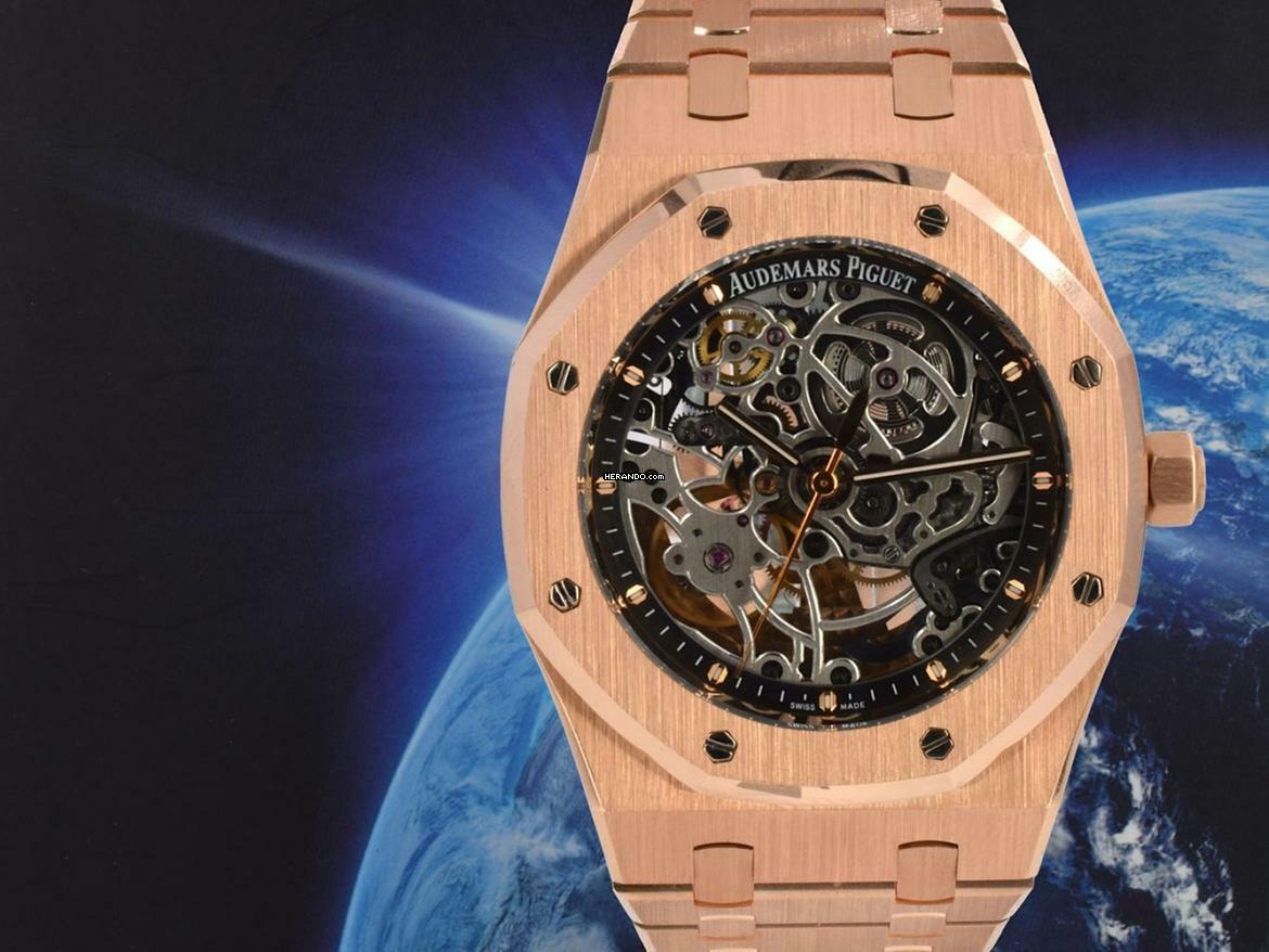  Audemars Piguet Royal Oak Selfwinding 15305or Openworked Skeleton - New Stickers 2013 