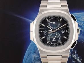  Patek Philippe Nautilus Travel Time Chronograph 5990/1a Blue Dial New </h1> 