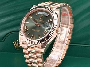 Thumbnail von Rolex Day-Date 40 40mm Everose Olive Green New </h1>