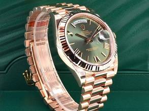 Thumbnail von Rolex Day-Date 40 40mm Everose Olive Green New </h1>