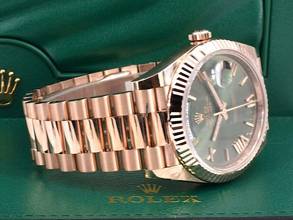 Thumbnail von Rolex Day-Date 40 40mm Everose Olive Green New </h1>