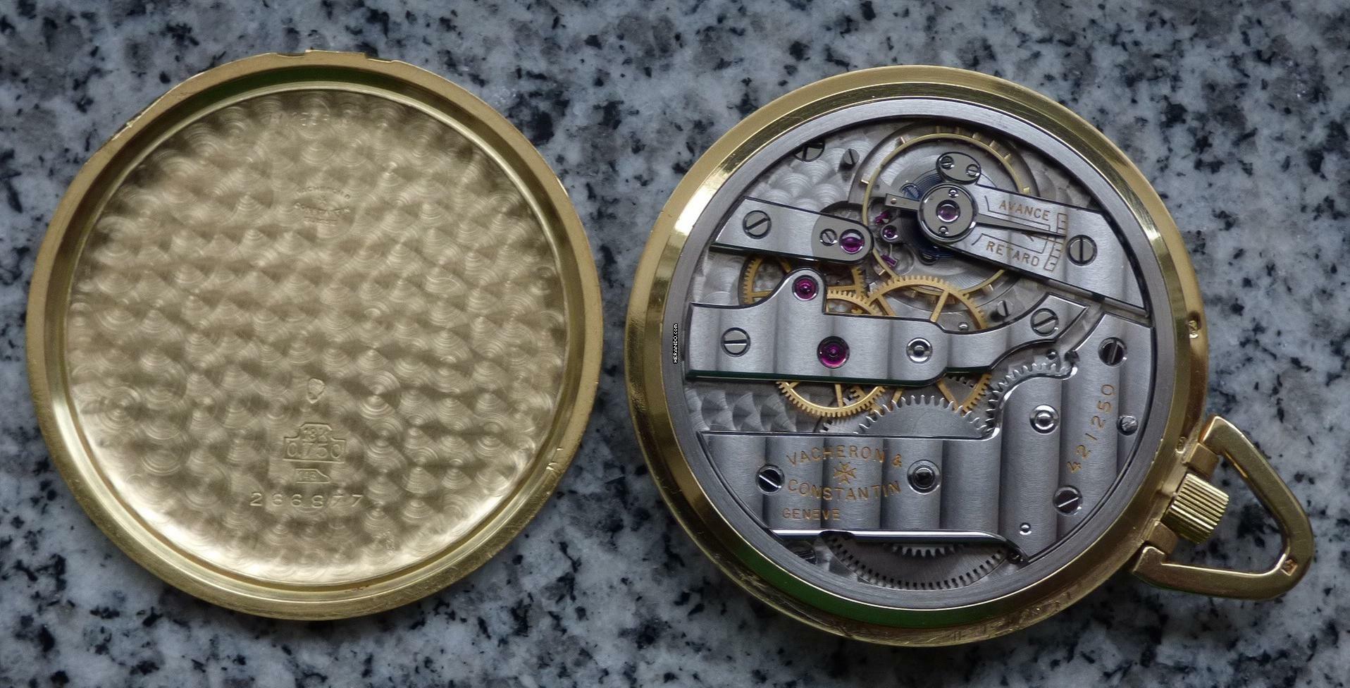 Thumbnail von Vacheron Constantin Taschenuhr 750 / 18k Gold </h1>