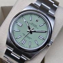 Thumbnail von Rolex Oyster Perpetual 41mm 134300 Pistachio dial Like New Condition Full Set 6-2025