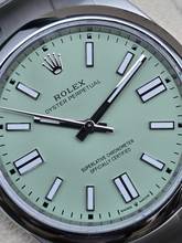 Thumbnail von Rolex Oyster Perpetual 41mm 134300 Pistachio dial Like New Condition Full Set 6-2025