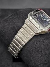 Thumbnail von Cartier Santos de Cartier WSSA0063 - Medium - Blue Dial Unworn/New Condition - Full Set 11/2025