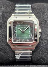 Thumbnail von Cartier Santos de Cartier WSSA0061 - Medium - Green Dial Unworn/New Condition - Full Set 11/2025