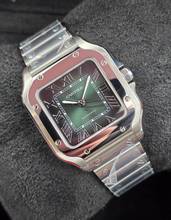 Thumbnail von Cartier Santos de Cartier WSSA0061 - Medium - Green Dial Unworn/New Condition - Full Set 11/2025