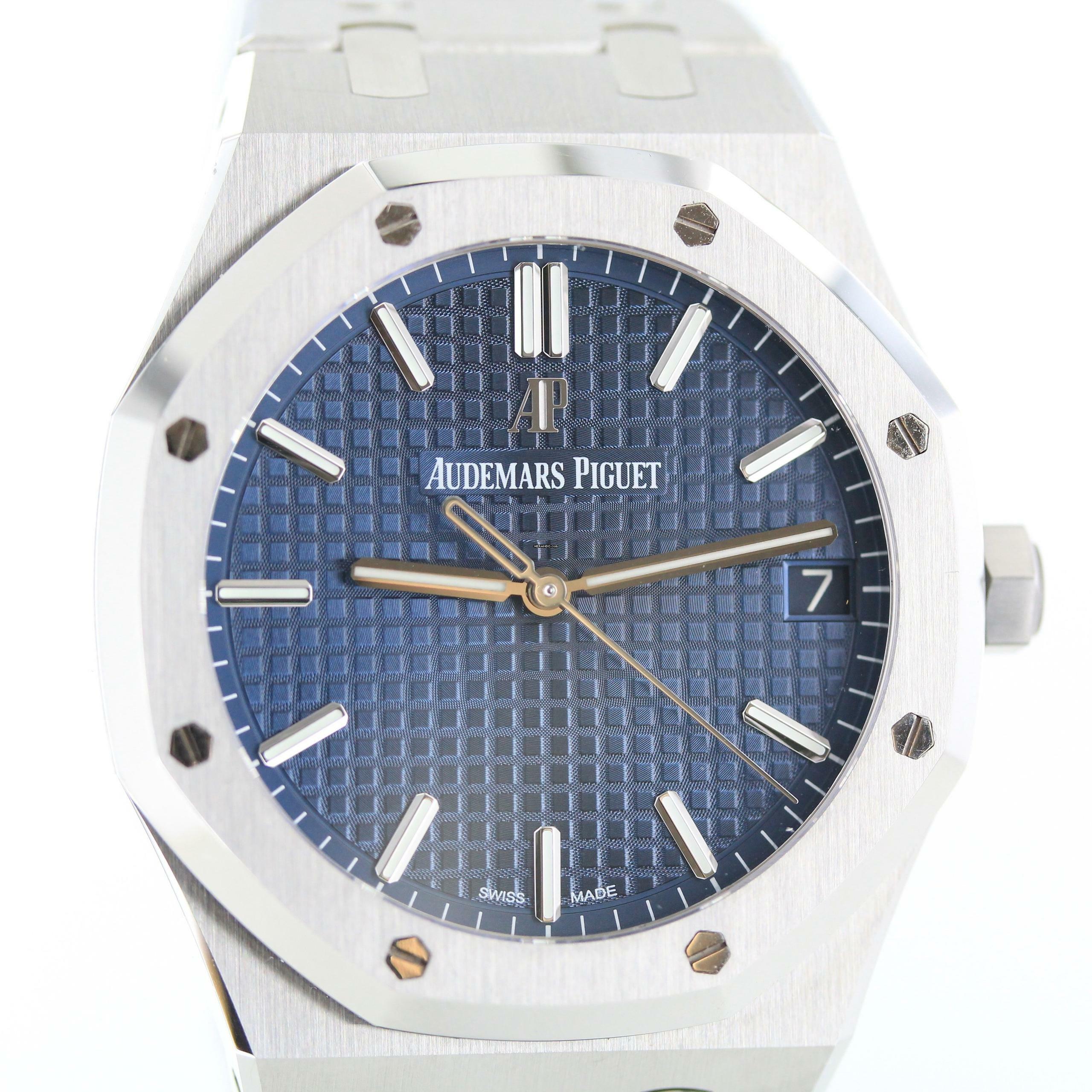 Thumbnail von Audemars Piguet Royal Oak Oak//2023//FULL SET//BLUE DIAL//REF.15500ST.OO.1220ST.01//#696