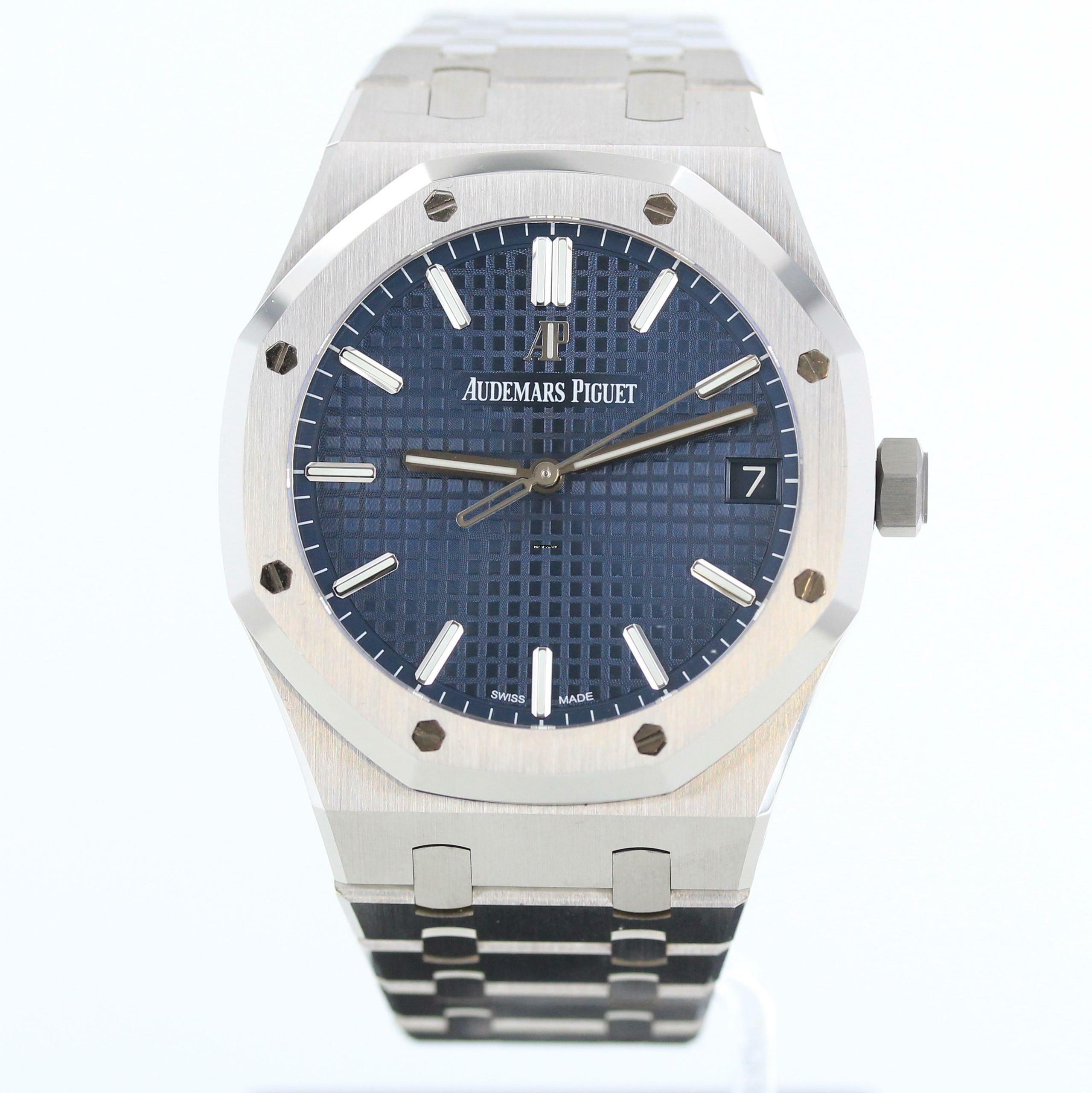 Thumbnail von Audemars Piguet Royal Oak Oak//2023//FULL SET//BLUE DIAL//REF.15500ST.OO.1220ST.01//#696