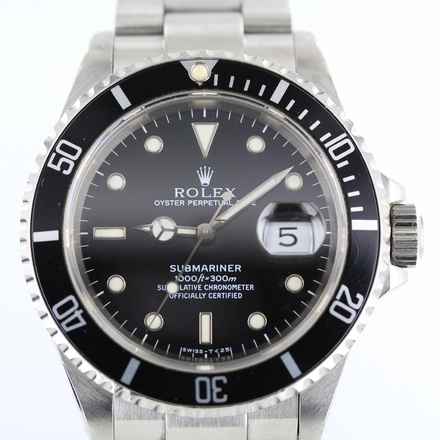  Rolex Submariner Date 1995//40MM//BLACK DIAL//REF.16610//LC100//FULL SET # 670 </h1> 