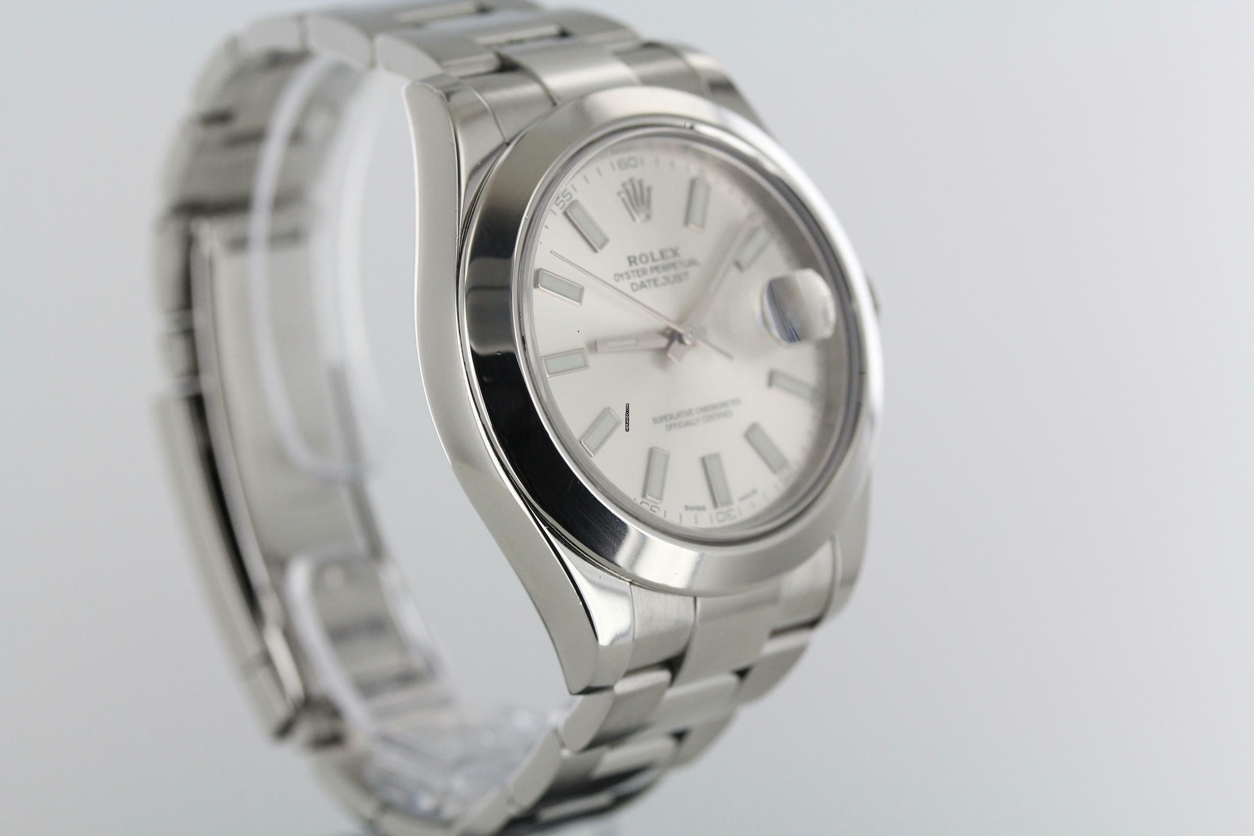 Thumbnail von Rolex Datejust II 2015//41MM//SILVER DIAL//REF. 116300//LC100//FULL SET # 676