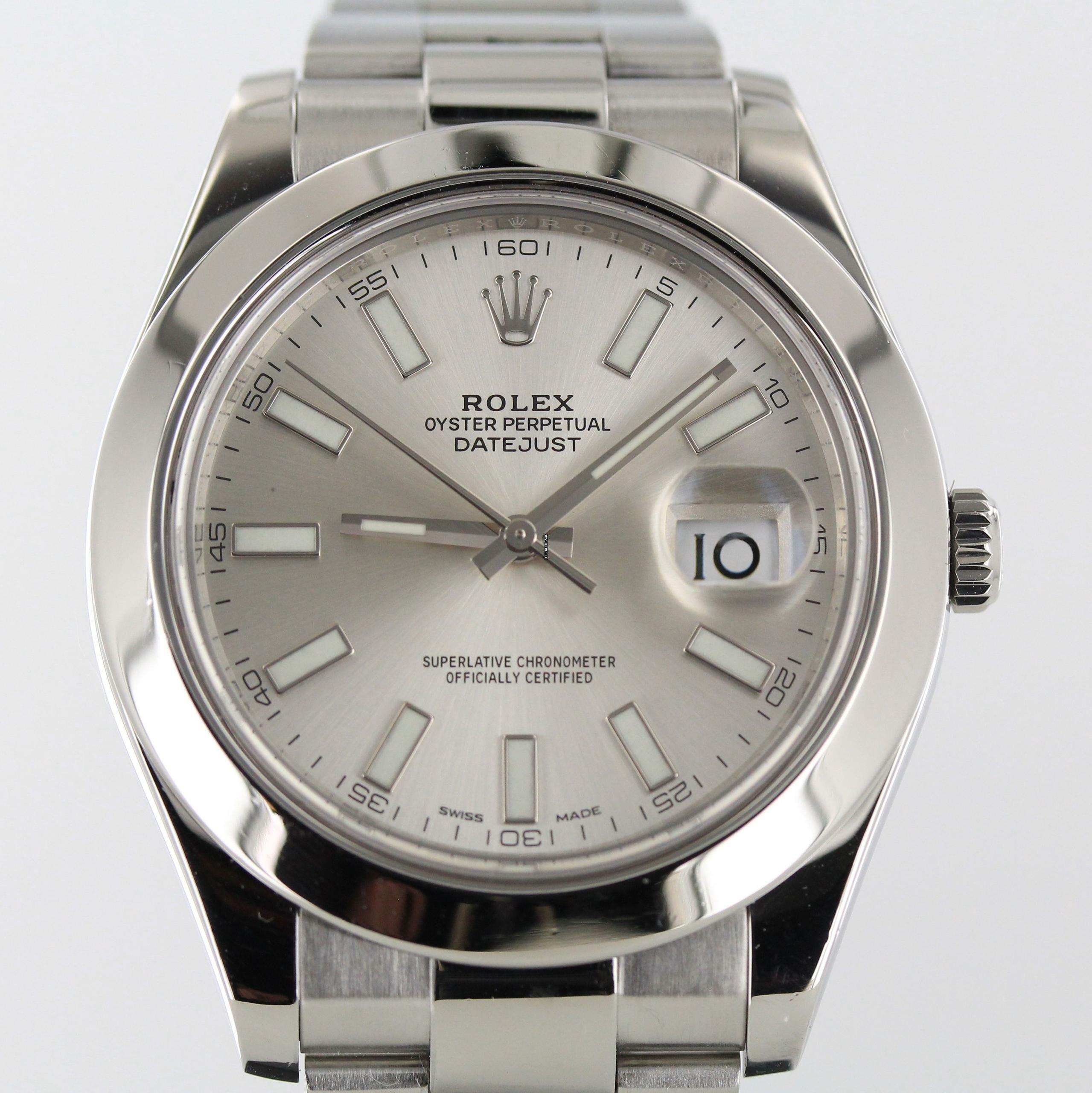 Thumbnail von Rolex Datejust II 2015//41MM//SILVER DIAL//REF. 116300//LC100//FULL SET # 676