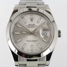 Thumbnail von Rolex Datejust II 2015//41MM//SILVER DIAL//REF. 116300//LC100//FULL SET # 676