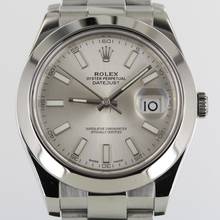 Thumbnail von Rolex Datejust II 2015//41MM//SILVER DIAL//REF. 116300//LC100//FULL SET # 676