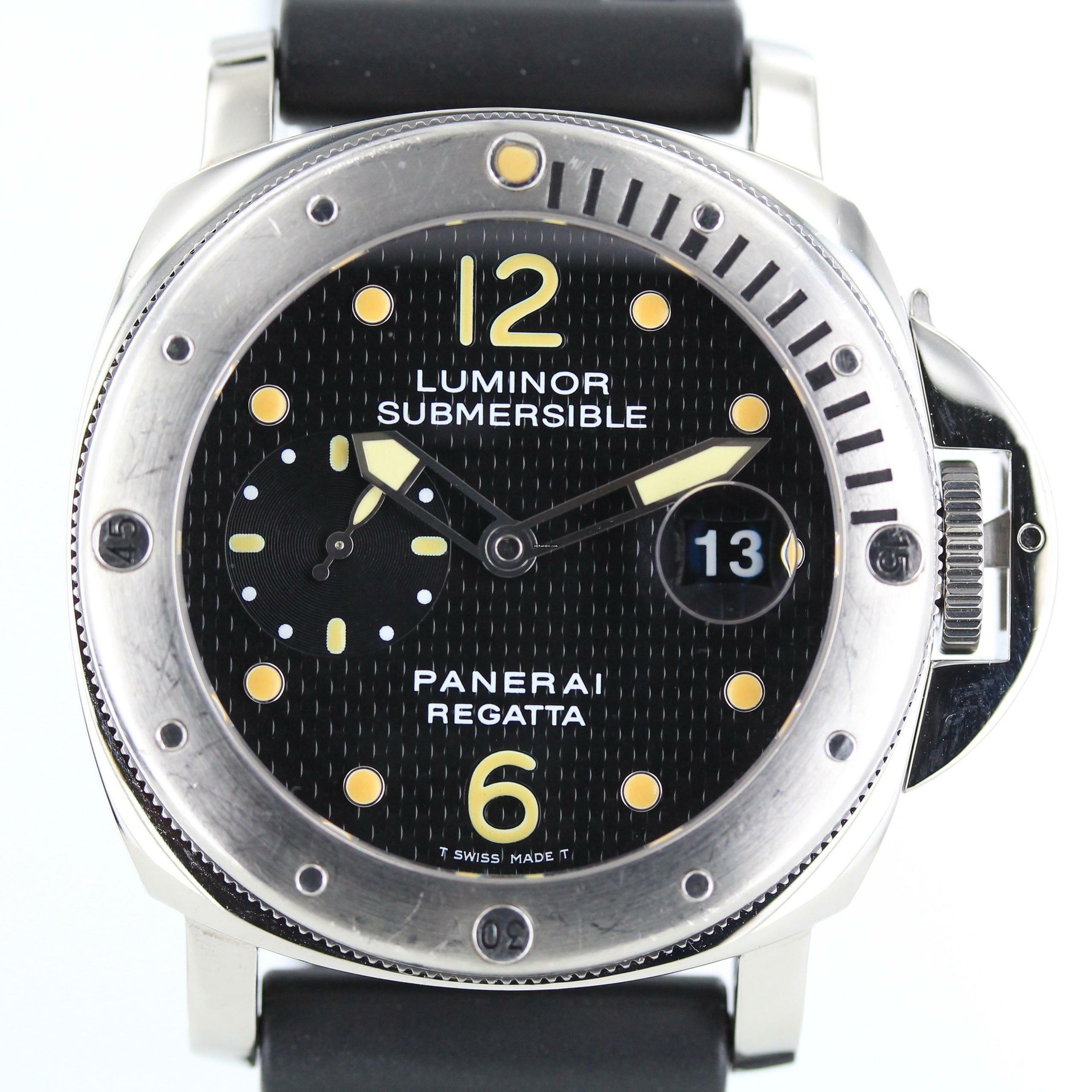  Panerai Luminor Submersible REGATTA//2004//44MM//SERVICE 2025/REF. PAM00199 # 659 