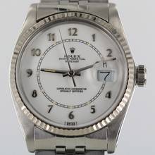 Thumbnail von Rolex Datejust 36 1986//36MM//VINTAGE//ARABIC WHITE DIAL//REF. 16014 # 653