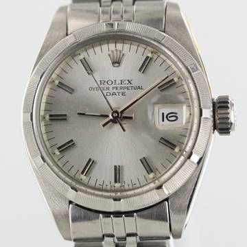  Rolex Oyster Perpetual Lady Date 1982//26MM//VINTAGE//SILVER DIAL//REF. 69190//LC100 # 669 